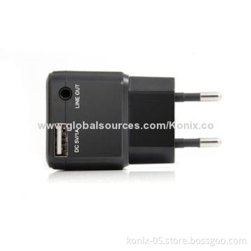 Music Bluetooth Wireless Receiver with One USB Charging Port